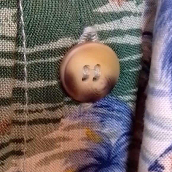 New look petities Hawaiian print maxi button down skirt Petitie medium - Picture 8 of 9